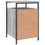 Mesita de noche madera contrachapada gris Sonoma 40x42x60 cm de , Mesitas de noche - Ref: Foro24-825869, Precio: 42,11 €, Des...
