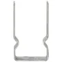 Anclajes de valla 6 uds acero galvanizado plateado 8x6x15 cm von , Spikes zur Verankerung im Boden - Ref: Foro24-145330, Prei...