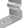 Anclajes de valla 6 uds acero galvanizado plateado 8x6x15 cm von , Spikes zur Verankerung im Boden - Ref: Foro24-145330, Prei...