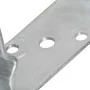 Anclajes de valla 6 uds acero galvanizado plateado 8x6x15 cm von , Spikes zur Verankerung im Boden - Ref: Foro24-145330, Prei...