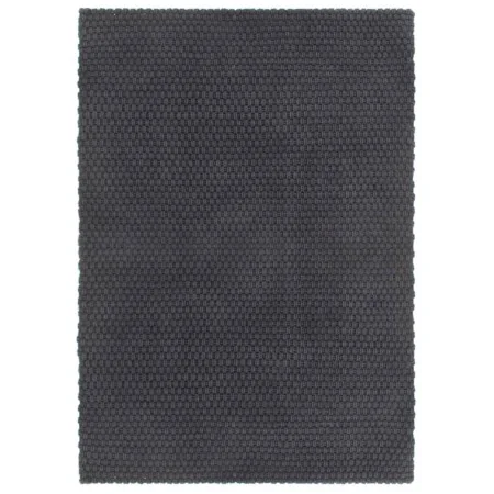 Alfombra rectangular algodón gris antracita 80x160 cm von , Teppiche - Ref: Foro24-345115, Preis: 48,00 €, Rabatt: %