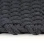 Alfombra rectangular algodón gris antracita 80x160 cm von , Teppiche - Ref: Foro24-345115, Preis: 48,00 €, Rabatt: %