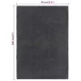 Alfombra rectangular algodón gris antracita 80x160 cm von , Teppiche - Ref: Foro24-345115, Preis: 48,00 €, Rabatt: %