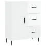 Aparador de madera contrachapada blanco brillante 69,5x34x90 cm von , Sideboards - Ref: Foro24-827934, Preis: 73,82 €, Rabatt: %
