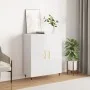 Aparador de madera contrachapada blanco brillante 69,5x34x90 cm de , Aparadores - Ref: Foro24-827702, Precio: 82,50 €, Descue...