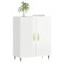 Aparador de madera contrachapada blanco brillante 69,5x34x90 cm de , Aparadores - Ref: Foro24-827702, Precio: 82,50 €, Descue...