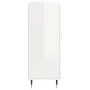 Aparador de madera contrachapada blanco brillante 69,5x34x90 cm de , Aparadores - Ref: Foro24-827702, Precio: 82,50 €, Descue...