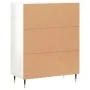 Aparador de madera contrachapada blanco brillante 69,5x34x90 cm de , Aparadores - Ref: Foro24-827702, Precio: 82,50 €, Descue...