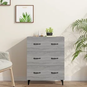 Aparador de madera de ingeniería gris Sonoma 69,5x34x90 cm von , Sideboards - Ref: Foro24-817349, Preis: 93,68 €, Rabatt: %