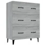 Aparador de madera de ingeniería gris Sonoma 69,5x34x90 cm de , Aparadores - Ref: Foro24-817349, Precio: 93,67 €, Descuento: %