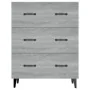 Aparador de madera de ingeniería gris Sonoma 69,5x34x90 cm de , Aparadores - Ref: Foro24-817349, Precio: 93,67 €, Descuento: %