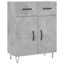 Aparador de madera de ingeniería gris hormigón 69,5x34x90 cm de , Aparadores - Ref: Foro24-827976, Precio: 85,90 €, Descuento: %
