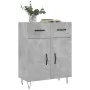 Aparador de madera de ingeniería gris hormigón 69,5x34x90 cm de , Aparadores - Ref: Foro24-827976, Precio: 85,90 €, Descuento: %