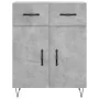 Aparador de madera de ingeniería gris hormigón 69,5x34x90 cm de , Aparadores - Ref: Foro24-827976, Precio: 85,90 €, Descuento: %