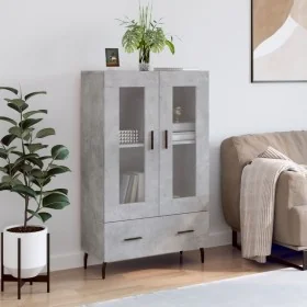 Aparador alto madera de ingeniería gris hormigón 69,5x31x115 cm von , Sideboards - Ref: Foro24-828320, Preis: 72,84 €, Rabatt: %