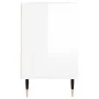Mueble de TV madera de ingeniería blanco brillo 69,5x30x50 cm de , Muebles TV - Ref: Foro24-826958, Precio: 46,98 €, Descuent...