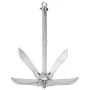 Ancla plegable hierro fundido galvanizado caliente plata 12 kg by , Anchors - Ref: Foro24-94274, Price: 123,55 €, Discount: %