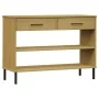 Armario consola patas de metal madera maciza pino marrón OSLO von , Seitentische - Ref: Foro24-351003, Preis: 74,49 €, Rabatt: %