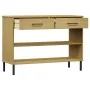 Armario consola patas de metal madera maciza pino marrón OSLO von , Seitentische - Ref: Foro24-351003, Preis: 74,49 €, Rabatt: %