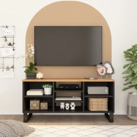 Mueble de TV madera acacia y madera contrachapada 100x33x46 cm von , TV-Möbel - Ref: Foro24-351967, Preis: 80,89 €, Rabatt: %