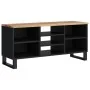Mueble de TV madera acacia y madera contrachapada 100x33x46 cm von , TV-Möbel - Ref: Foro24-351967, Preis: 80,89 €, Rabatt: %