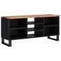 Mueble de TV madera acacia y madera contrachapada 100x33x46 cm von , TV-Möbel - Ref: Foro24-351967, Preis: 80,89 €, Rabatt: %