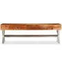 Mueble de TV con cajones madera maciza de acacia 140 cm von , TV-Möbel - Ref: Foro24-245373, Preis: 197,98 €, Rabatt: %
