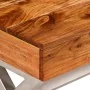 Mueble de TV con cajones madera maciza de acacia 140 cm von , TV-Möbel - Ref: Foro24-245373, Preis: 197,98 €, Rabatt: %