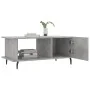 Mesa de centro madera contrachapada gris hormigón 90x50x40 cm de , Mesas de centro - Ref: Foro24-829504, Precio: 70,29 €, Des...