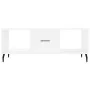 Mesa de centro madera contrachapada blanco brillo 102x50x40 cm by , Coffee table - Ref: Foro24-829318, Price: 51,95 €, Discou...