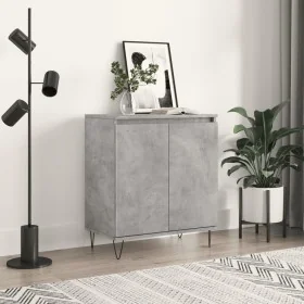 Aparador de madera contrachapada gris hormigón 60x35x70 cm by , Sideboards - Ref: Foro24-827160, Price: 69,07 €, Discount: %