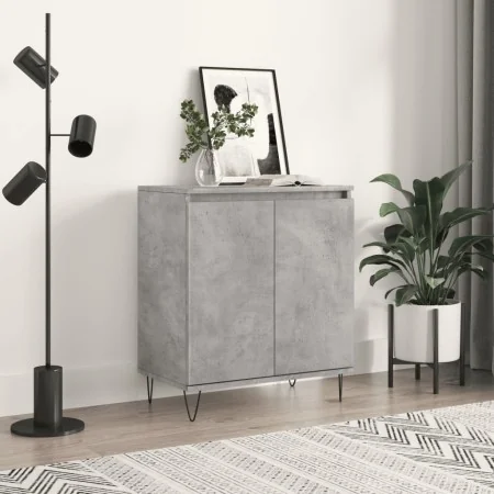 Aparador de madera contrachapada gris hormigón 60x35x70 cm by , Sideboards - Ref: Foro24-827160, Price: 69,07 €, Discount: %