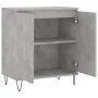 Aparador de madera contrachapada gris hormigón 60x35x70 cm by , Sideboards - Ref: Foro24-827160, Price: 69,07 €, Discount: %