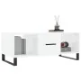 Mesa de centro madera contrachapada blanco brillo 102x50x40 cm by , Coffee table - Ref: Foro24-829326, Price: 59,33 €, Discou...