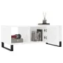 Mesa de centro madera contrachapada blanco brillo 102x50x40 cm by , Coffee table - Ref: Foro24-829326, Price: 59,33 €, Discou...