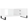 Mesa de centro madera contrachapada blanco brillo 102x50x40 cm by , Coffee table - Ref: Foro24-829326, Price: 59,33 €, Discou...