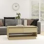 Mesa de centro madera contrachapada roble Sonoma 102,5x55x44 cm by , Coffee table - Ref: Foro24-809506, Price: 102,16 €, Disc...