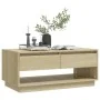 Mesa de centro madera contrachapada roble Sonoma 102,5x55x44 cm by , Coffee table - Ref: Foro24-809506, Price: 102,16 €, Disc...
