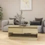 Mesa de centro madera contrachapada roble Sonoma 102,5x55x44 cm by , Coffee table - Ref: Foro24-809506, Price: 102,16 €, Disc...