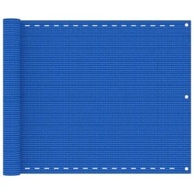 Toldo para balcón HDPE azul 75x500 cm by , Umbrellas - Ref: Foro24-310982, Price: 19,24 €, Discount: %