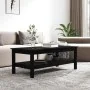 Mesa de centro de madera maciza de pino negro 110x50x40 cm by , Coffee table - Ref: Foro24-814278, Price: 130,72 €, Discount: %