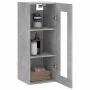 Armario de pared gris hormigón 34,5x34x90 cm de , Aparadores - Ref: Foro24-828928, Precio: 50,60 €, Descuento: %