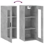 Armario de pared gris hormigón 34,5x34x90 cm de , Aparadores - Ref: Foro24-828928, Precio: 50,60 €, Descuento: %