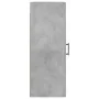 Armario de pared gris hormigón 34,5x34x90 cm by , Sideboards - Ref: Foro24-828864, Price: 48,04 €, Discount: %