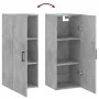 Armario de pared gris hormigón 34,5x34x90 cm by , Sideboards - Ref: Foro24-828864, Price: 48,04 €, Discount: %