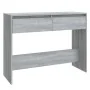 Mesa consola madera de ingeniería gris Sonoma 100x35x76,5 cm de , Mesas auxiliares - Ref: Foro24-813036, Precio: 58,83 €, Des...