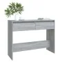 Mesa consola madera de ingeniería gris Sonoma 100x35x76,5 cm de , Mesas auxiliares - Ref: Foro24-813036, Precio: 58,83 €, Des...