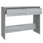 Mesa consola madera de ingeniería gris Sonoma 100x35x76,5 cm de , Mesas auxiliares - Ref: Foro24-813036, Precio: 58,83 €, Des...
