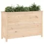 Arriate elevado de jardín madera maciza de pino 119,5x40x78 cm by , Pots and planters - Ref: Foro24-825289, Price: 141,68 €, ...
