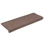 Alfombras de peldaños de escalera 15 uds marrón 65x21x4 cm by , Stair mats - Ref: Foro24-326196, Price: 67,28 €, Discount: %